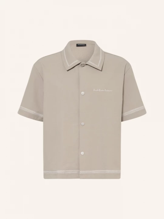 Obrázek produktu Don't Waste Culture Košile S Krátkým Rukávem Benoka Comfort Fit černošedá / bílá
