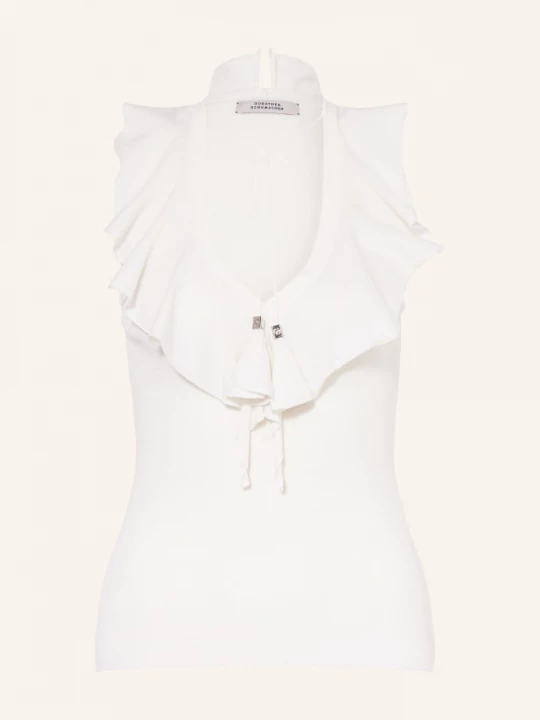 Obrázek produktu Dorothee Schumacher Pletený Top Refined Essentials S Volány krémová