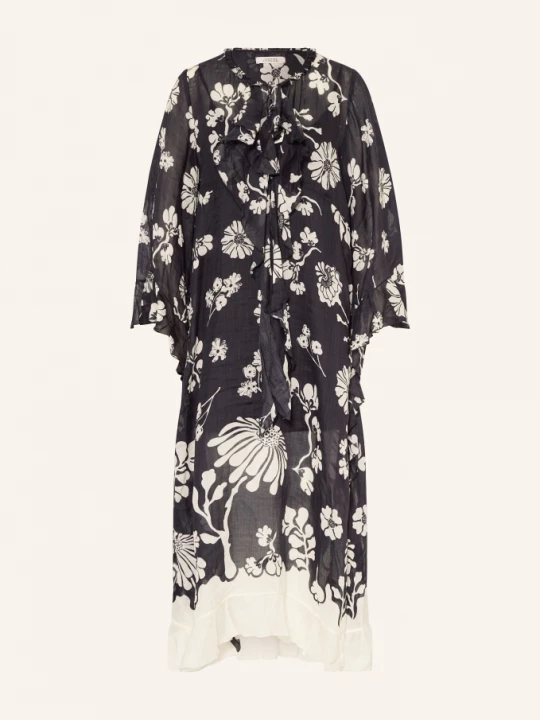 Obrázek produktu Dorothee Schumacher Šaty Floral Daydream S 3/4 Rukávem tmavě modrá / režná