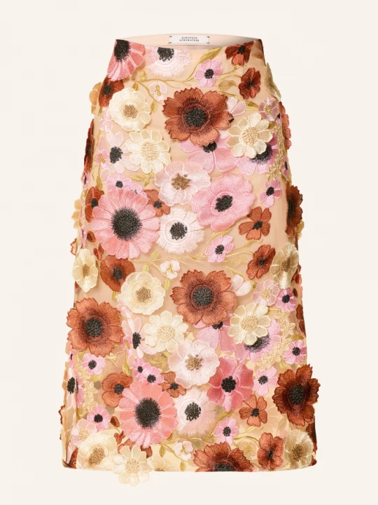 Obrázek produktu Dorothee Schumacher Sukně Blooming Meadow růžová / hnědá / béžová