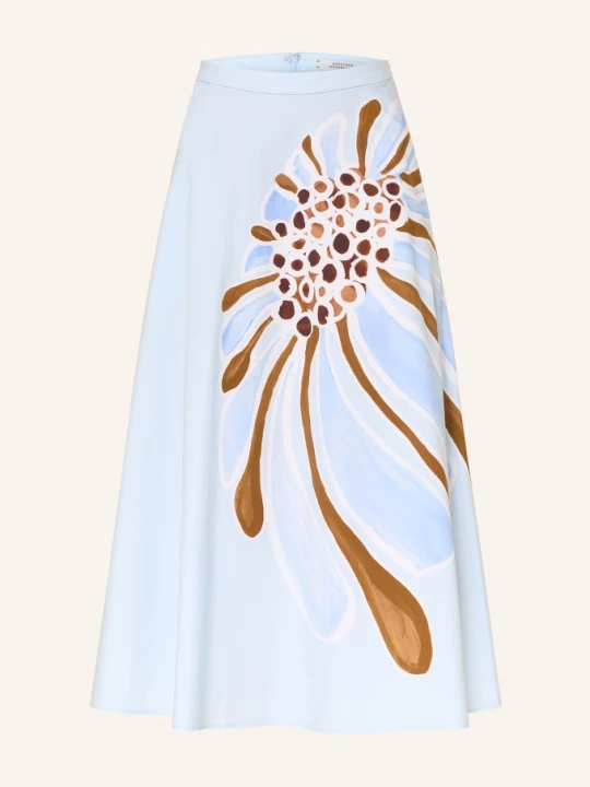 Obrázek produktu Dorothee Schumacher Sukně Floral Power tmavě modrá / hnědá / bílá
