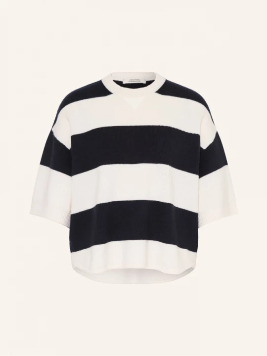 Obrázek produktu Dorothee Schumacher Svetr Modern Statements S 3/4 Rukávem tmavě modrá / krémová