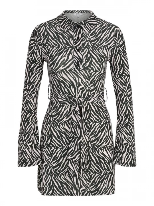 Obrázek produktu Dorothy Perkins Petite Košilové šaty černá / offwhite