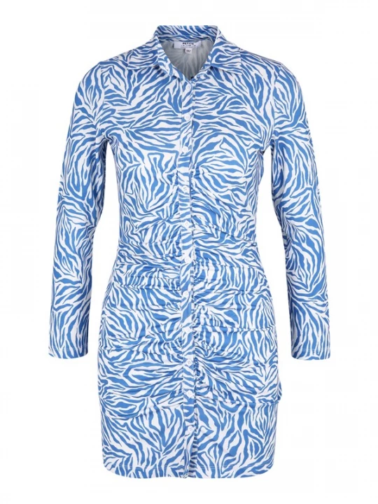 Obrázek produktu Dorothy Perkins Petite Košilové šaty modrá / bílá
