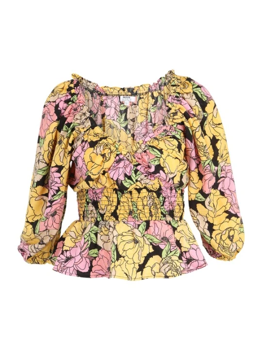 Obrázek produktu Dorothy Perkins Petite Tričko žlutá / pastelově zelená / růžová / černá