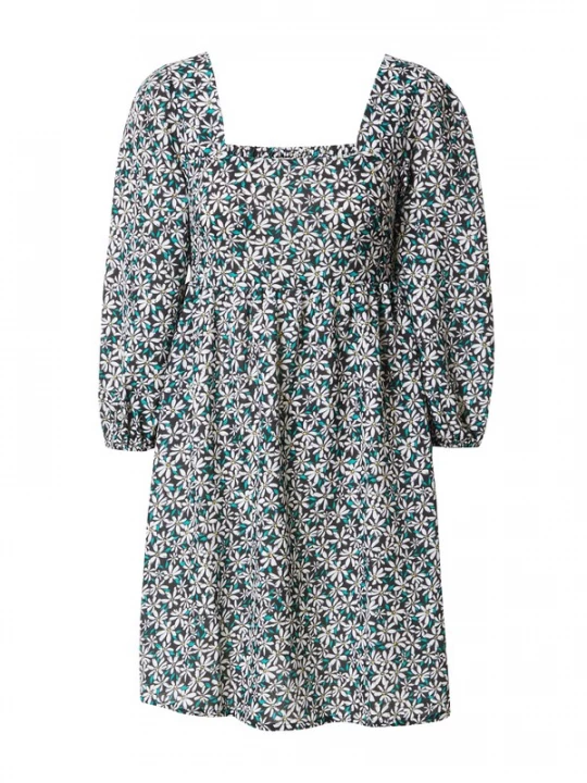 Obrázek produktu Dorothy Perkins Šaty 'Daisy' aqua modrá / tmavě zelená / bílá