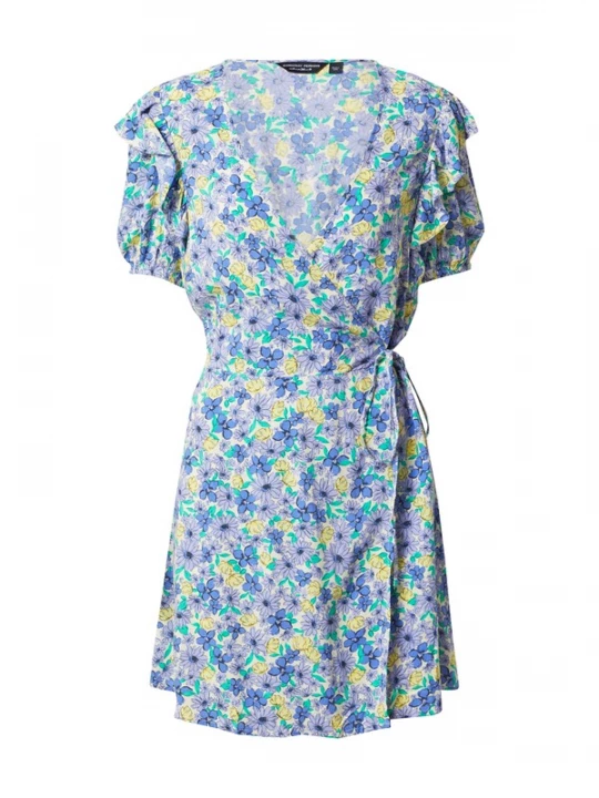 Obrázek produktu Dorothy Perkins Šaty kouřově modrá / tmavě modrá / žlutá / nefritová / bílá