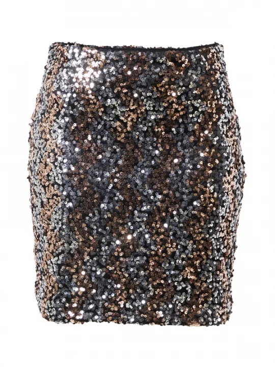Obrázek produktu Dorothy Perkins Sukně bronzová / černá / stříbrná