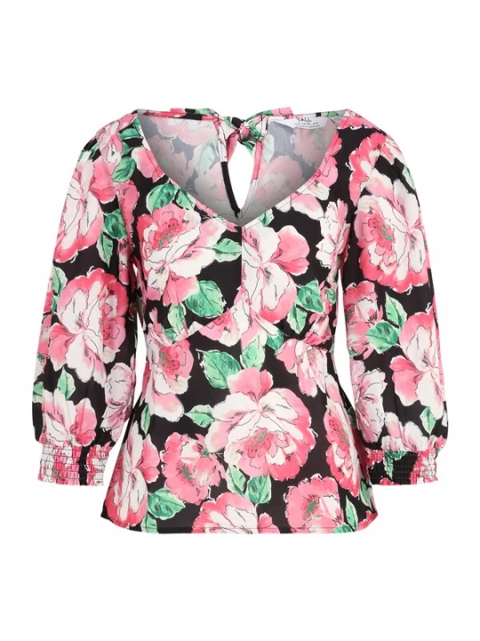 Obrázek produktu Dorothy Perkins Tall Halenka tmavě zelená / růžová / starorůžová / černá
