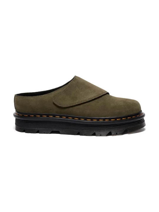Obrázek produktu Dr. Martens Semišové pantofle Dr. Martens ZebZag AnyWair Mule zelená