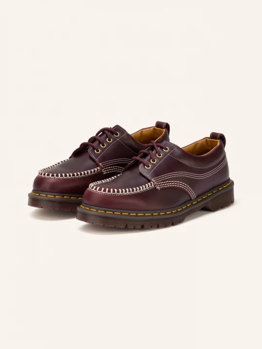Obrázek produktu Dr. Martens Šněrovací Boty Lowell tmavě červená