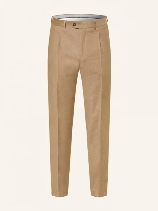 Obrázek produktu Dressler Kalhoty Jaden Slim Fit S Lněným Prvkem 076 beige