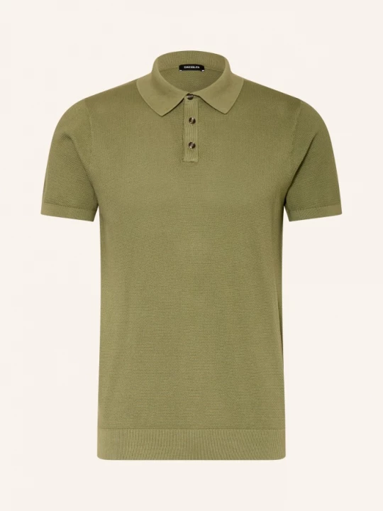 Obrázek produktu Dressler Pletené Polo Tričko olivová