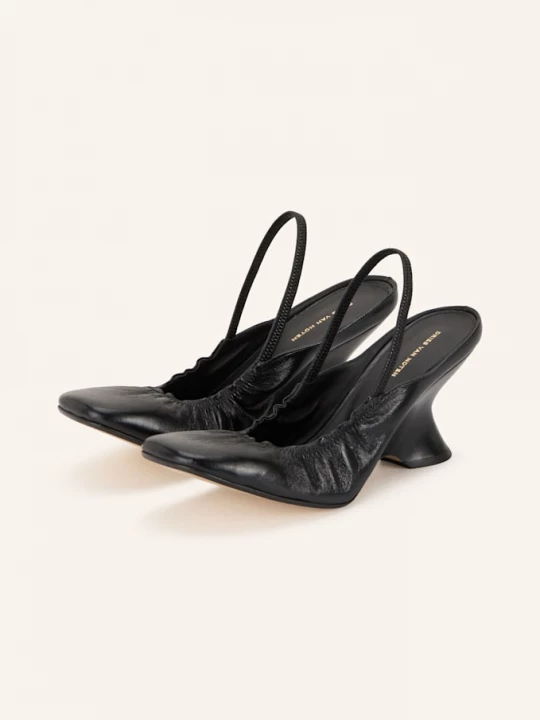 Obrázek produktu Dries Van Noten Slingpumps S Otevřenou Patou černá