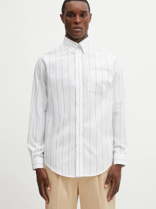 Obrázek produktu Drôle de Monsieur Bavlněná košile Drôle de Monsieur Chemise Rayée Monogramme Drole de Monsieur