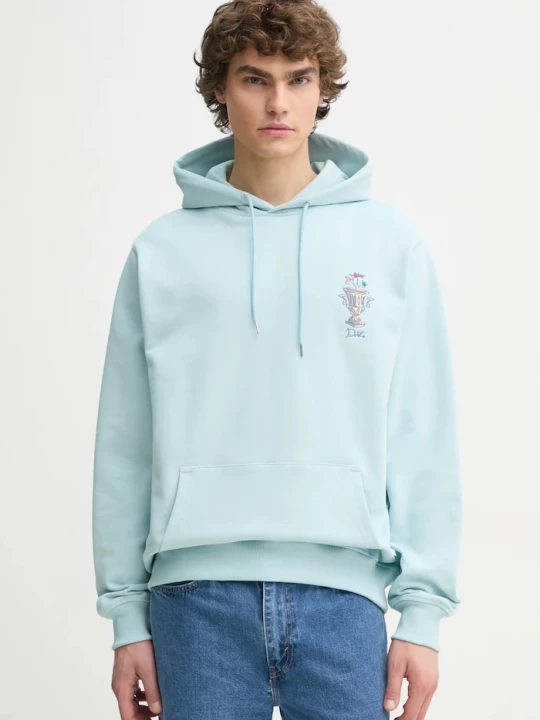 Obrázek produktu Drôle de Monsieur Bavlněná mikina Drôle de Monsieur Le Hoodie Vase Drole de Monsieur tyrkysová