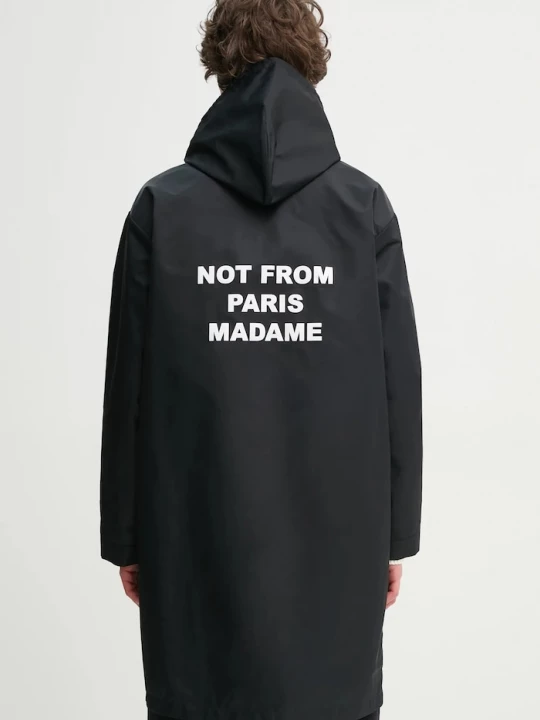 Obrázek produktu Drôle de Monsieur Bunda Drôle de Monsieur La Parka Slogan Drole de Monsieur černá