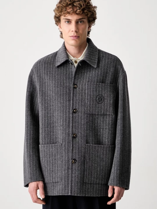 Obrázek produktu Drôle de Monsieur košile pánská vlnou Pinstripe Drole de Monsieur