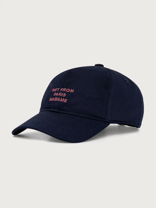 Obrázek produktu Drôle de Monsieur kšiltovka pánská bavlněná Slogan Drole de Monsieur námořnická modř