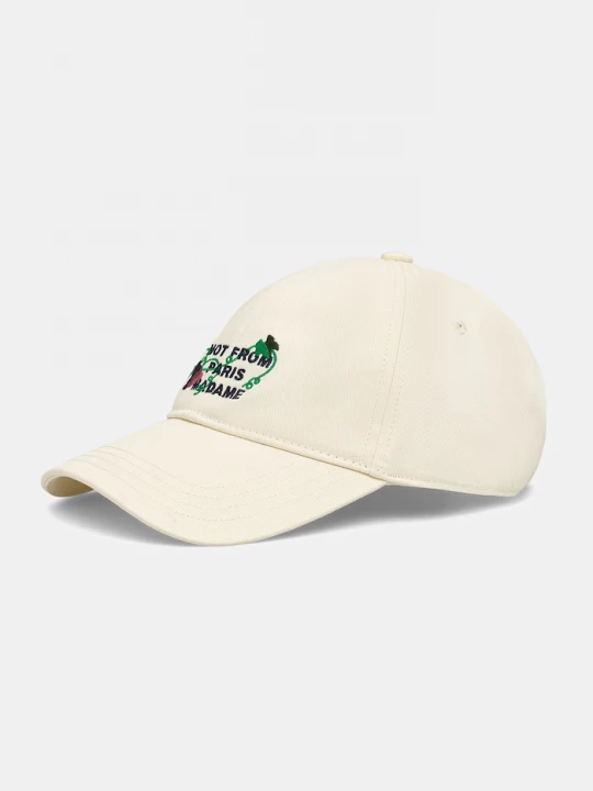 Obrázek produktu Drôle de Monsieur kšiltovka pánská bavlněná Vine Embroidered Slogan Drole de Monsieur béžová
