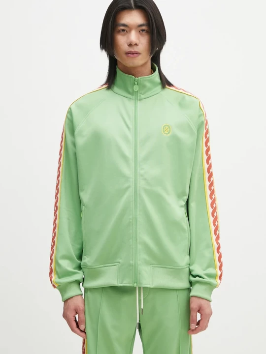 Obrázek produktu Drôle de Monsieur Mikina Drôle de Monsieur La Track jacket Tresse Drole de Monsieur zelená
