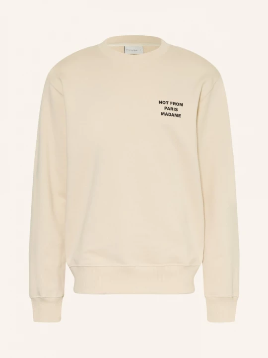 Obrázek produktu Drôle De Monsieur Mikina Le Sweatshirt Slogan béžová / černá DRÔLE DE MONSIEUR