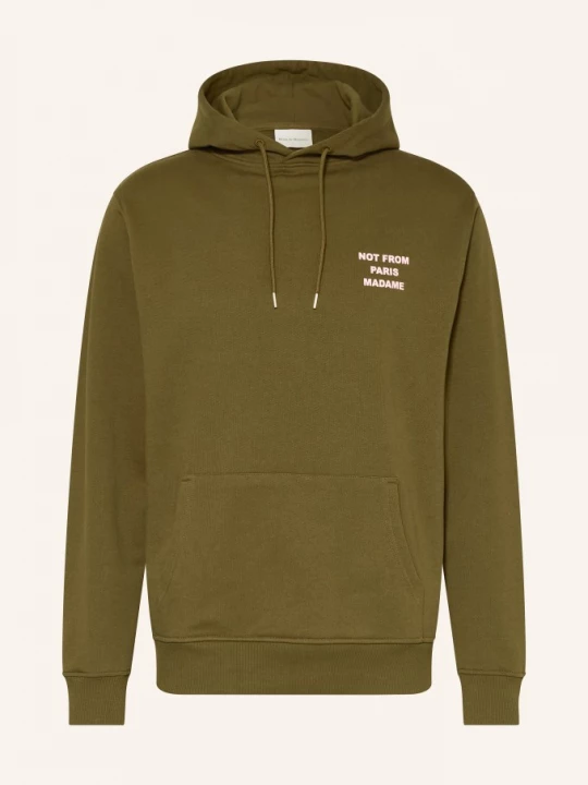 Obrázek produktu Drôle De Monsieur Mikina S Kapucí Le Hoodie Slogan khaki DRÔLE DE MONSIEUR