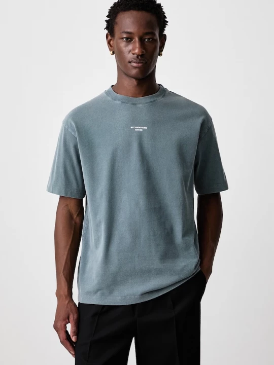 Obrázek produktu Drôle de Monsieur oversize tričko pánské bavlněné Classic Slogan Drole de Monsieur