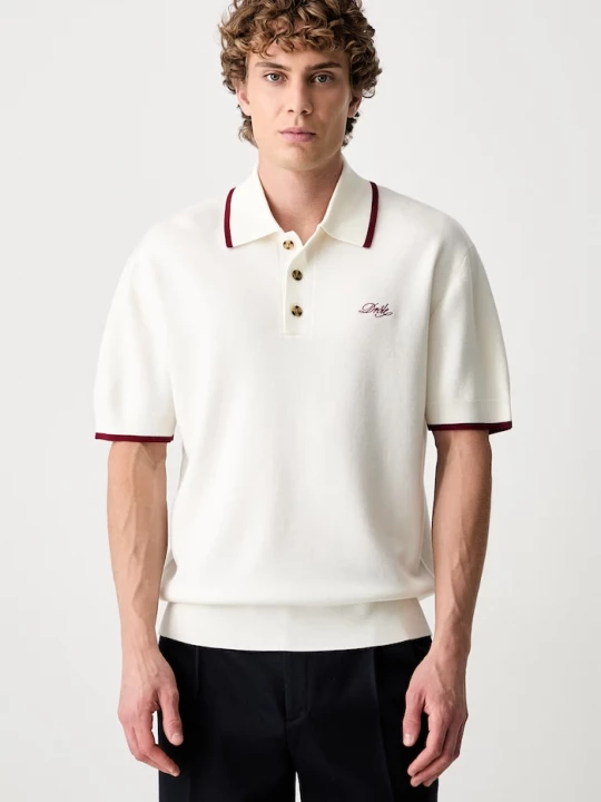 Obrázek produktu Drôle de Monsieur svetrové polo pánské vlněné Drole de Monsieur béžová