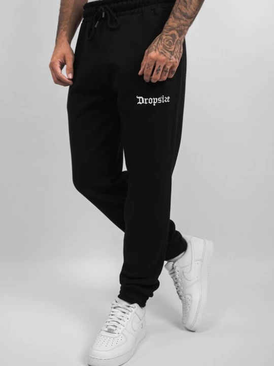 Obrázek produktu Dropsize Kalhoty 'Embo'  černá / bílá
