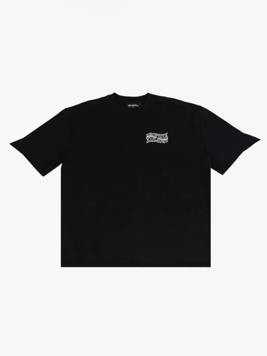 Obrázek produktu Dropsize Tričko 'Mirrored'  černá / offwhite