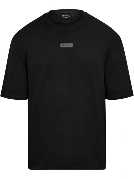 Obrázek produktu Dropsize Tričko stříbrně šedá / černá