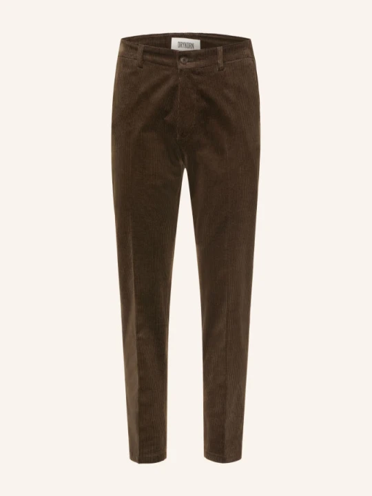 Obrázek produktu Drykorn Cordchino Ajend Slim Fit tmavě hnědá