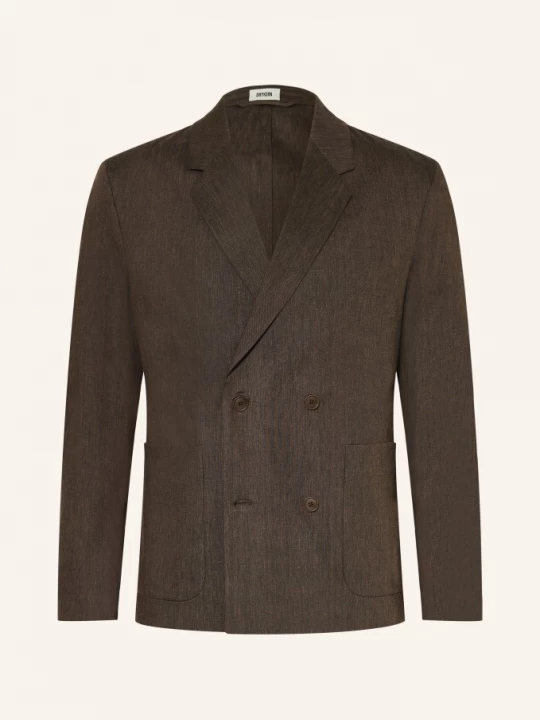 Obrázek produktu Drykorn Sako Domaro Slim Fit S Lněným Vzorem 1104 braun