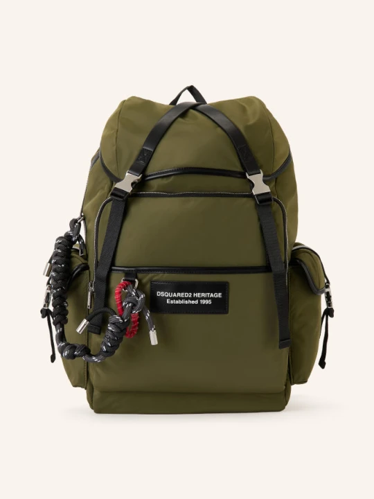 Obrázek produktu dsquared2 Batoh olivová / stříbrná / černá