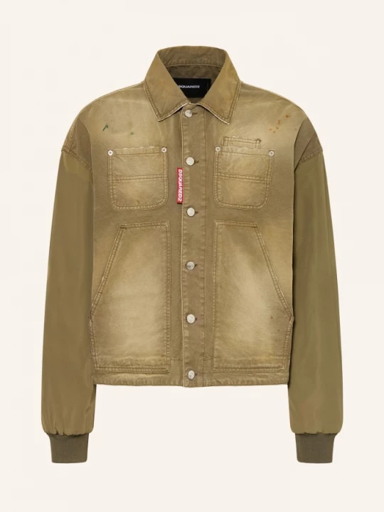 Obrázek produktu dsquared2 Bunda Carpenter Z Kombinace Materiálů khaki