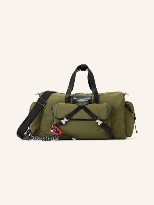 Obrázek produktu dsquared2 Cestovní Taška Na Víkend olivová / stříbrná / černá