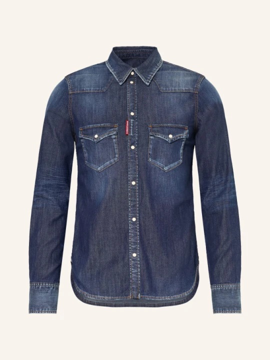 Obrázek produktu dsquared2 Džínová Halenka tmavě modrá