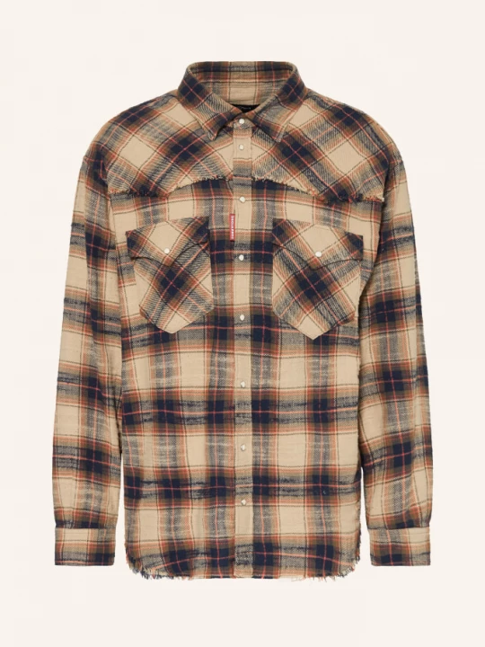 Obrázek produktu dsquared2 Košile béžová / červená / tmavě modrá
