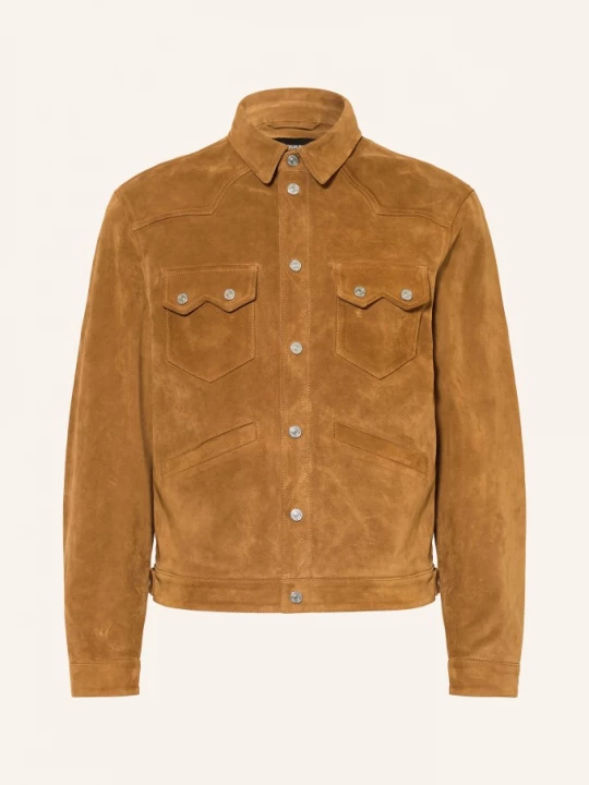 Obrázek produktu dsquared2 Kožená Bunda koňaková