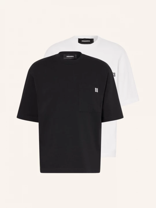 Obrázek produktu dsquared2 Sada 2 Triček černá / bílá