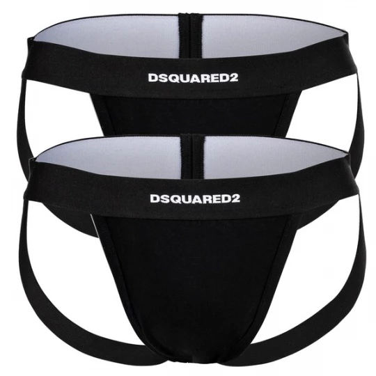 Obrázek produktu DSQUARED2 Slipy černá / bílá
