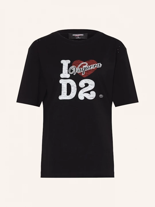 Obrázek produktu dsquared2 Tričko Vaquera černá