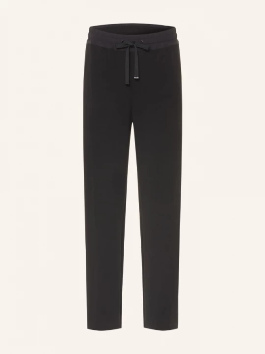 Obrázek produktu Duno Kalhoty Z Teplákoviny Moso Bardi Ve Stylu Joggingových Kalhot, Střih Slim Fit černá