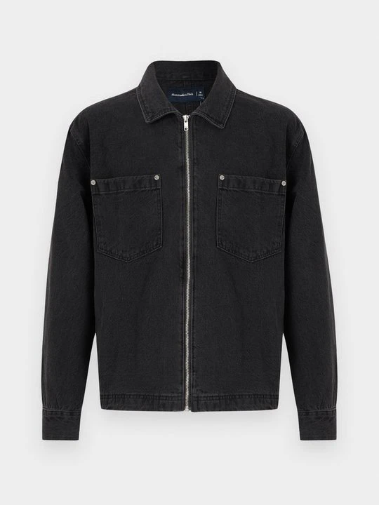Obrázek produktu Džínová bunda Abercrombie & Fitch černý denim