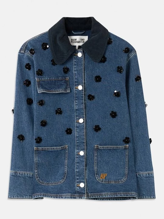 Obrázek produktu Džínová bunda BAUM UND PFERDGARTEN modrý denim