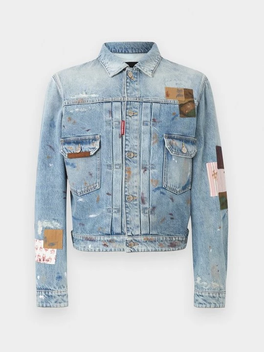 Obrázek produktu Džínová bunda Dsquared2 tmavě modrá