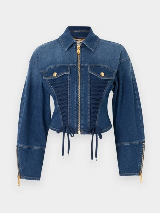 Obrázek produktu Džínová bunda Elisabetta Franchi modrý denim