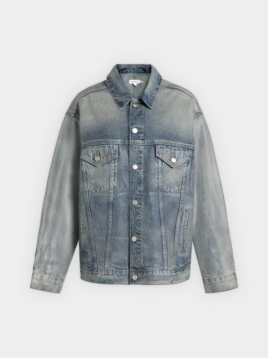 Obrázek produktu Džínová bunda Good American šedomodrý denim