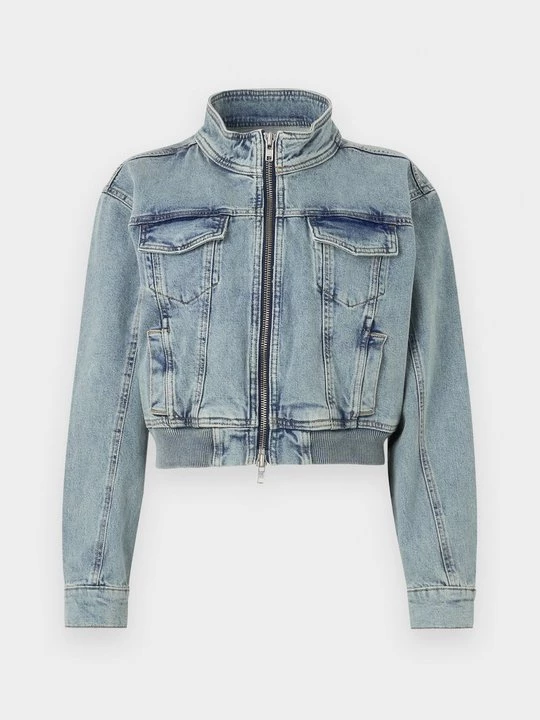 Obrázek produktu Džínová bunda Good American světlemodrý denim